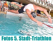 4. Stadt-Triathlon München im Münchner Olympiapark am 30.04.. Bei uns finden Sie viele Fotos vom Sonntag (Foto: Martin Schmitz)